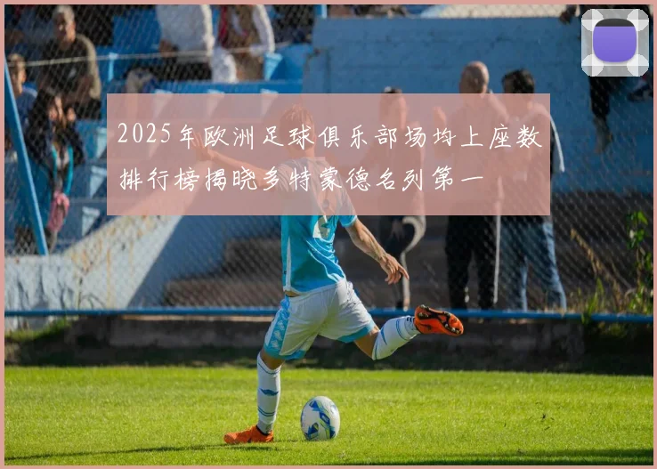 2025年欧洲足球俱乐部场均上座数排行榜揭晓多特蒙德名列第一