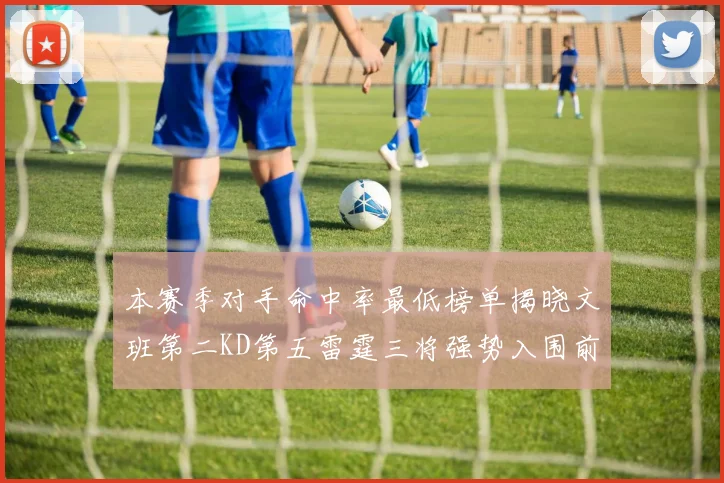 本赛季对手命中率最低榜单揭晓文班第二KD第五雷霆三将强势入围前十